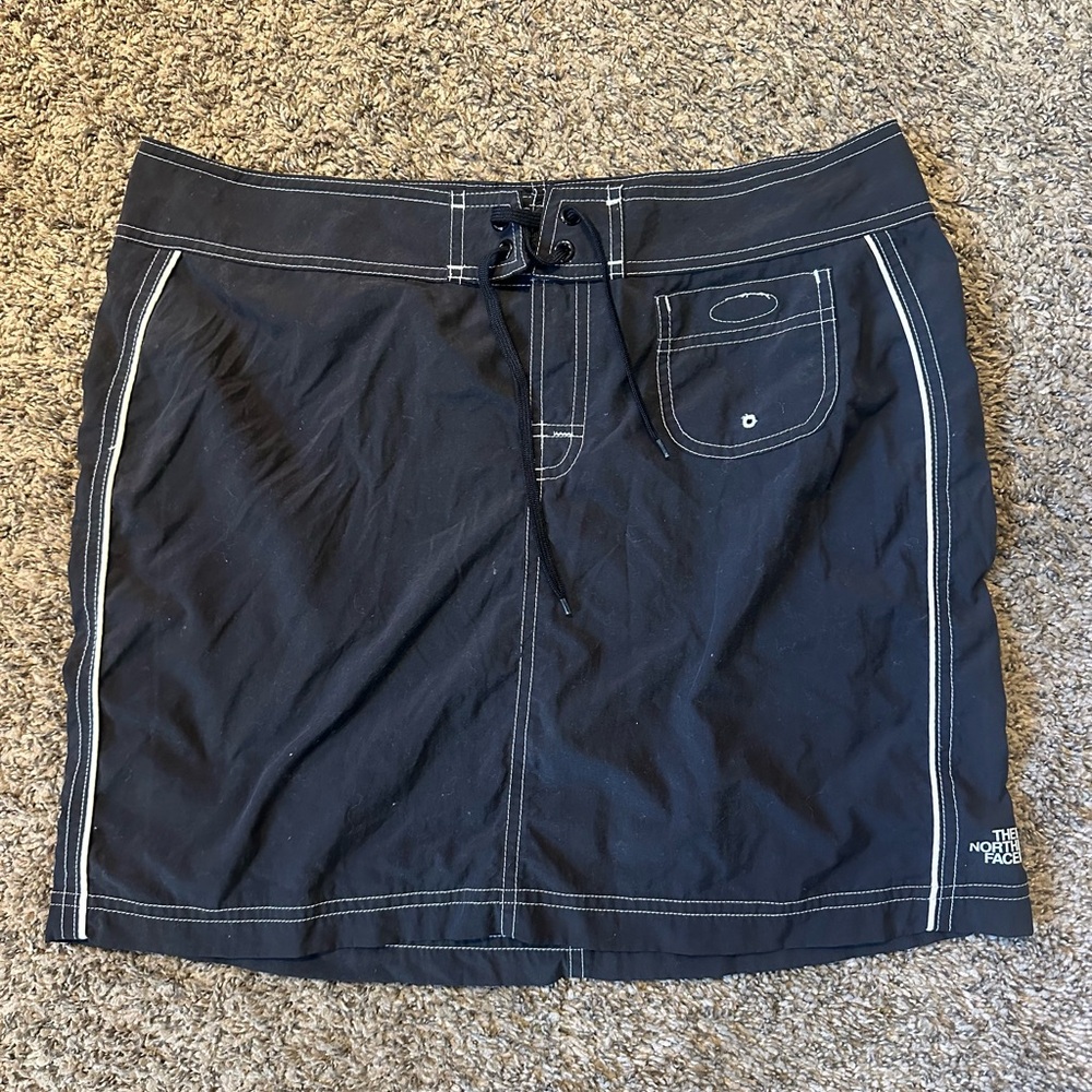 The North Face Dark Skirt with Light Stitching